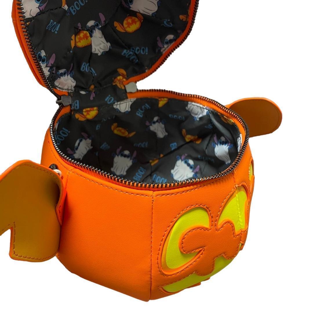 海外ディズニー⭐️ハロウィン スティッチ 光る ラウンジフライ ショルダーバッグ