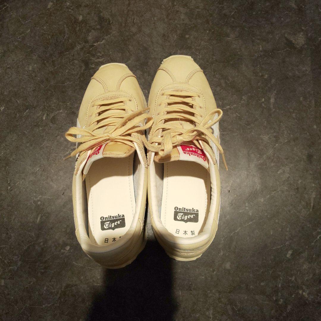Onitsuka Tiger 23cmMOAL77NMベージュスニーカー日本製