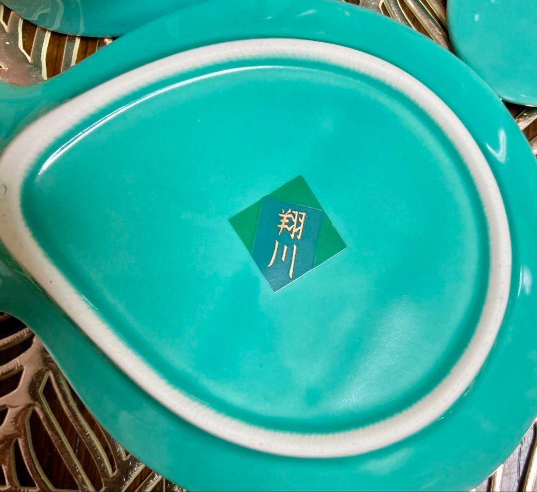 光琳絵皿　ひょうたん小皿　カップ 菊型小鉢　松葉　箸置き 五名様用　２５点セット