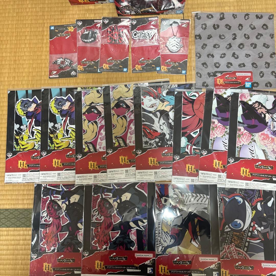 一番くじ　ペルソナ5 ザロイヤル　ラストワン賞　ジョーカーフィギュアA賞C賞。