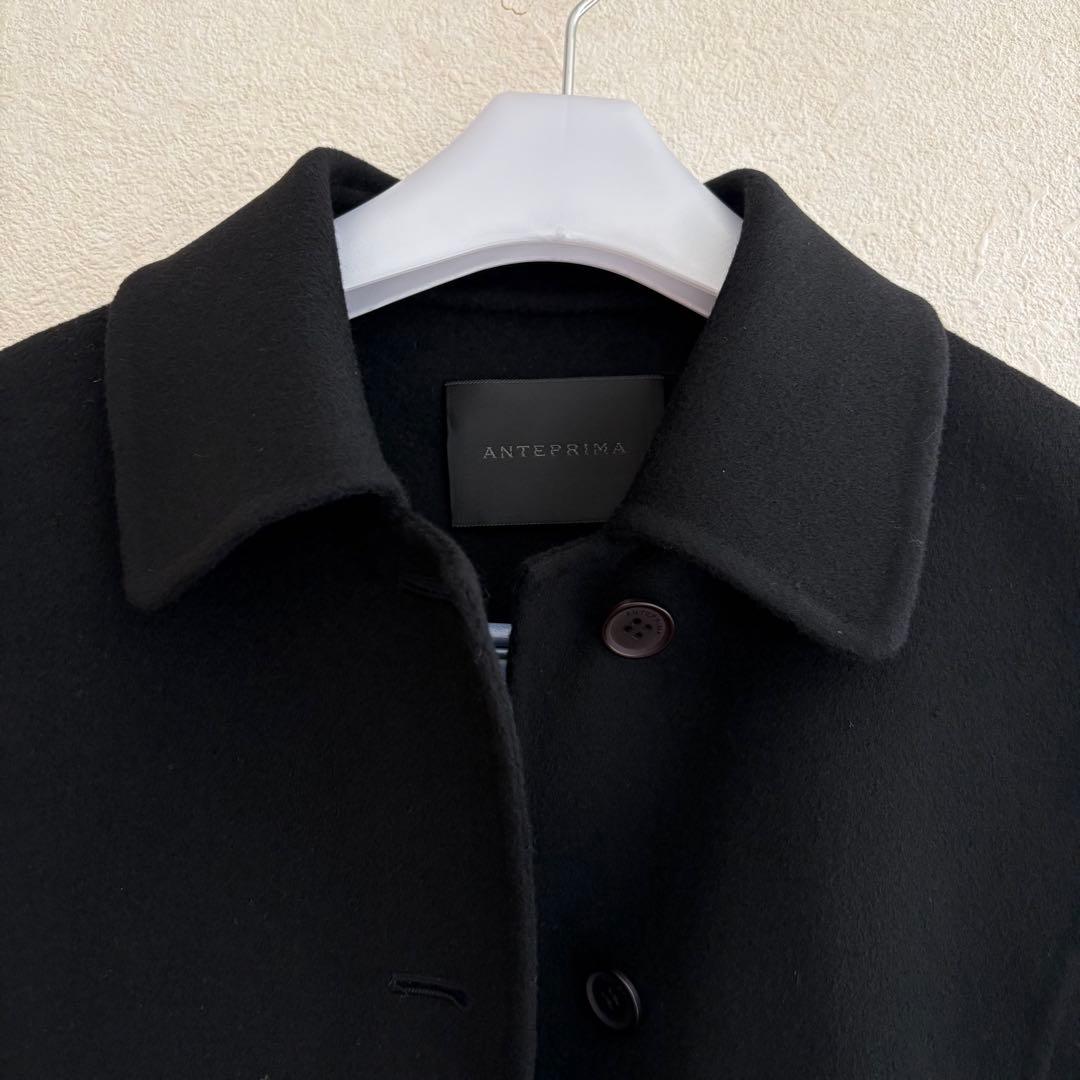 アンテプリマ　ピュア　カシミヤ　コート　ブラック