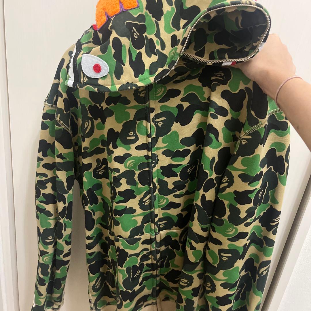A Bathing Ape シャークフードパーカー M