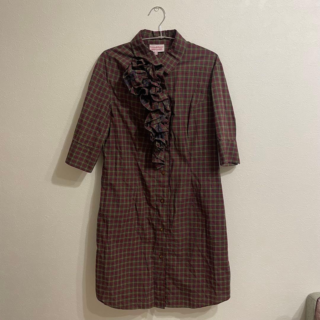 Vivienne Westwood RED LABEL フリルシャツワンピース