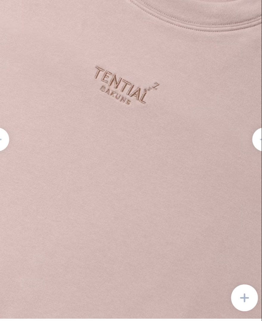 TENTIAL BAKUNE スウェット上下セット s スモークピンク