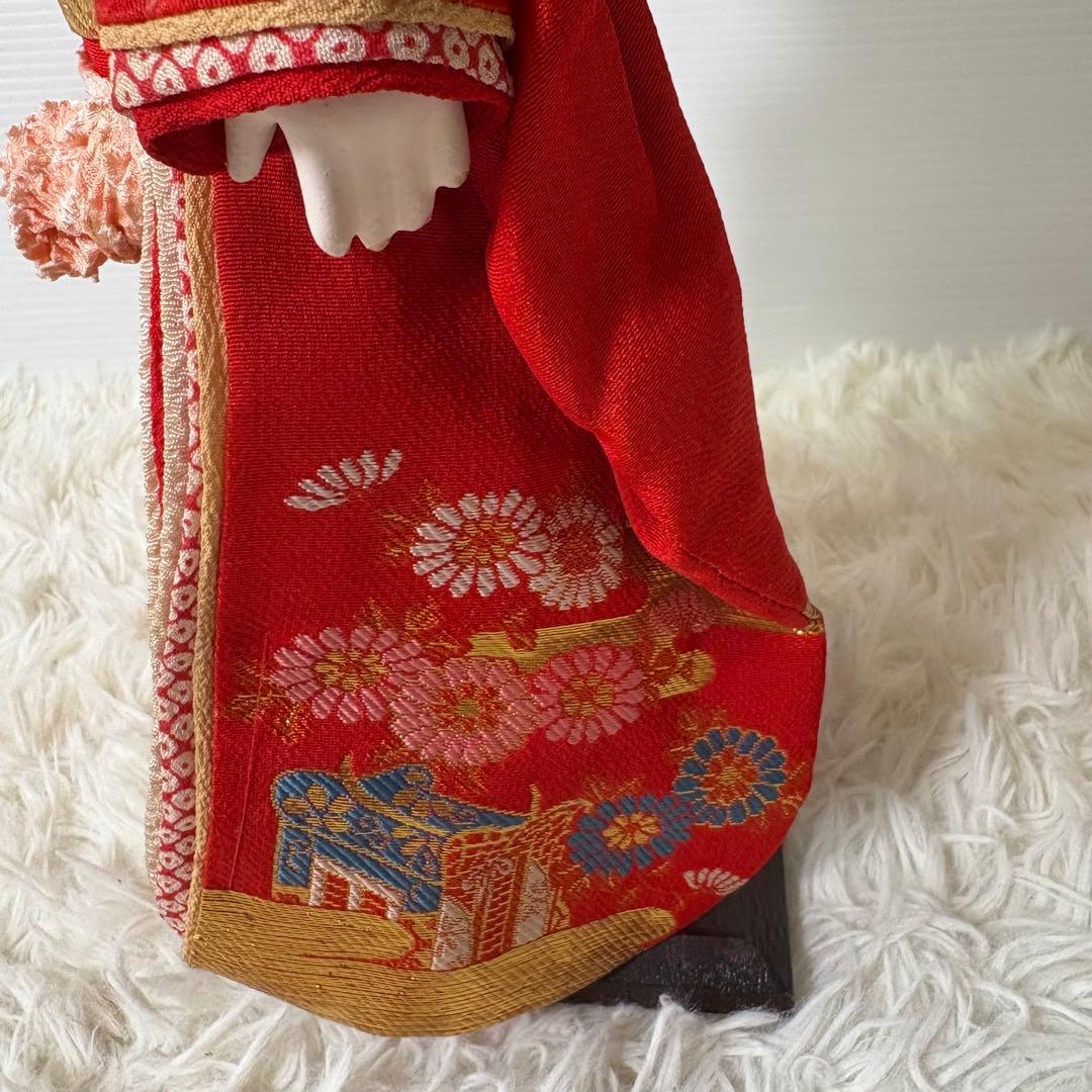 極美品 古い市松人形 45cm 箱入り 元箱