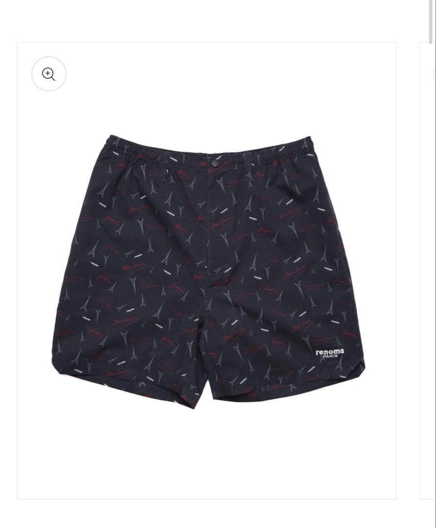 新品未使用　renoma golf print shorts レノマゴルフ