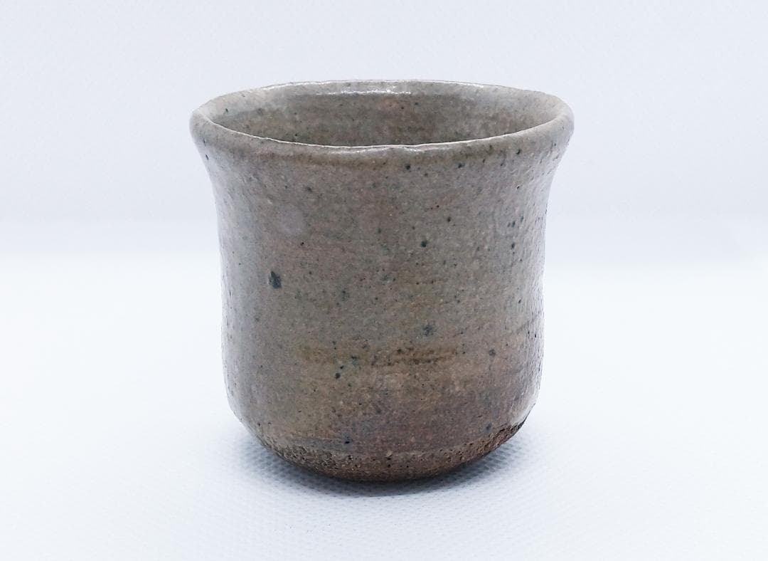 器楽屋　古唐津 無地唐津筒盃（江戸初期～桃山時代）　本物保証　酒器