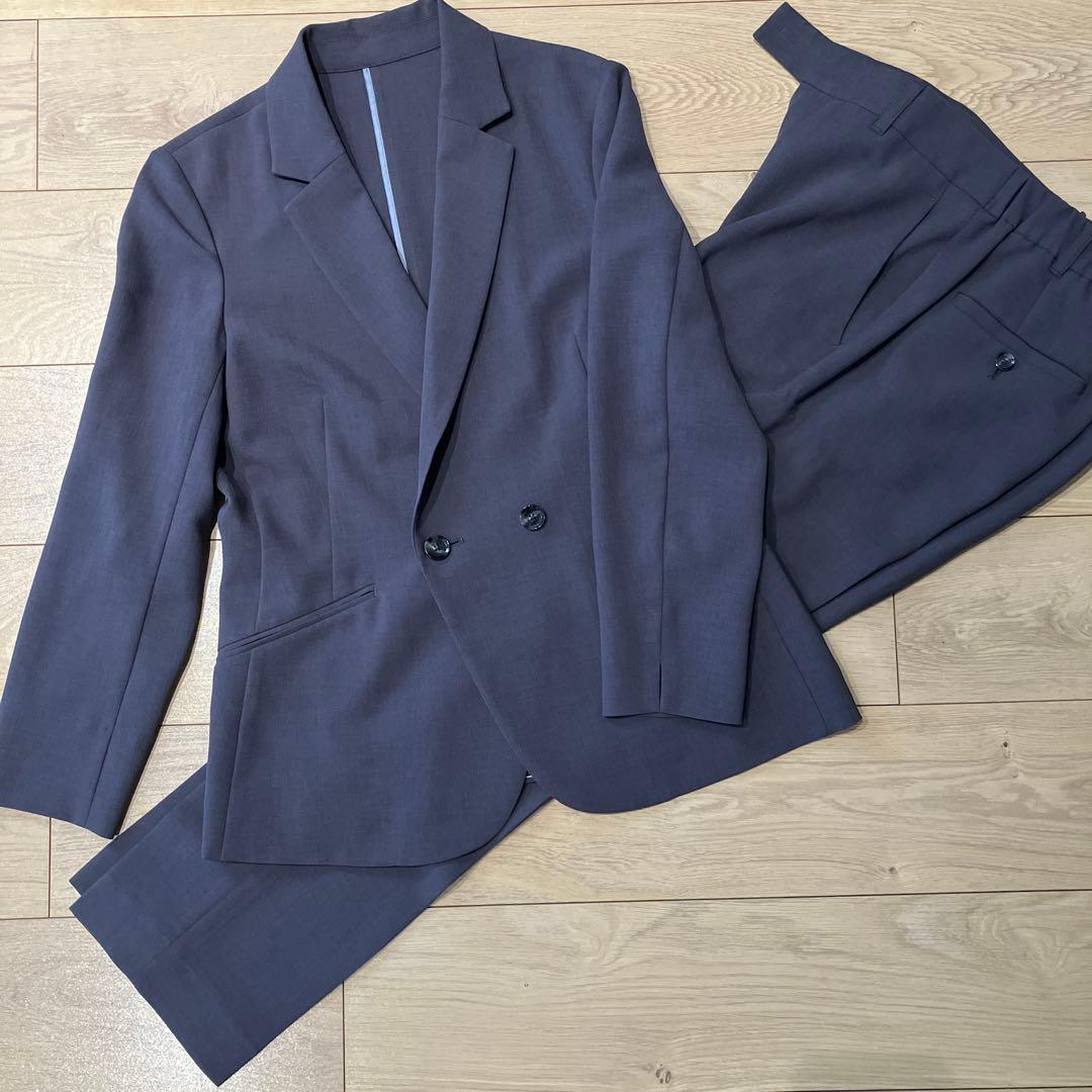 【専用】グリーンレーベルリラクシング　ダークグレー ダブルブレスト スーツ