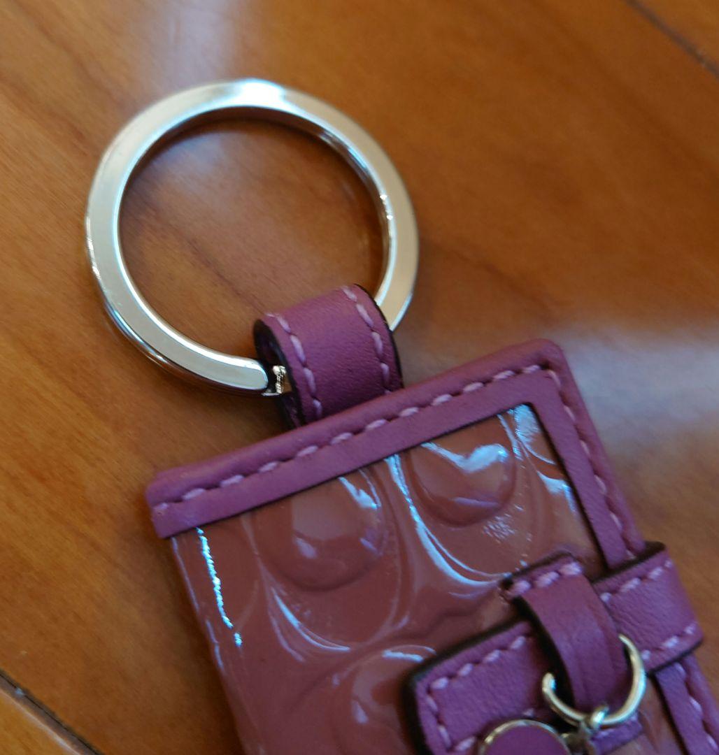 【新品未使用】COACH キーホルダー ※シミあり