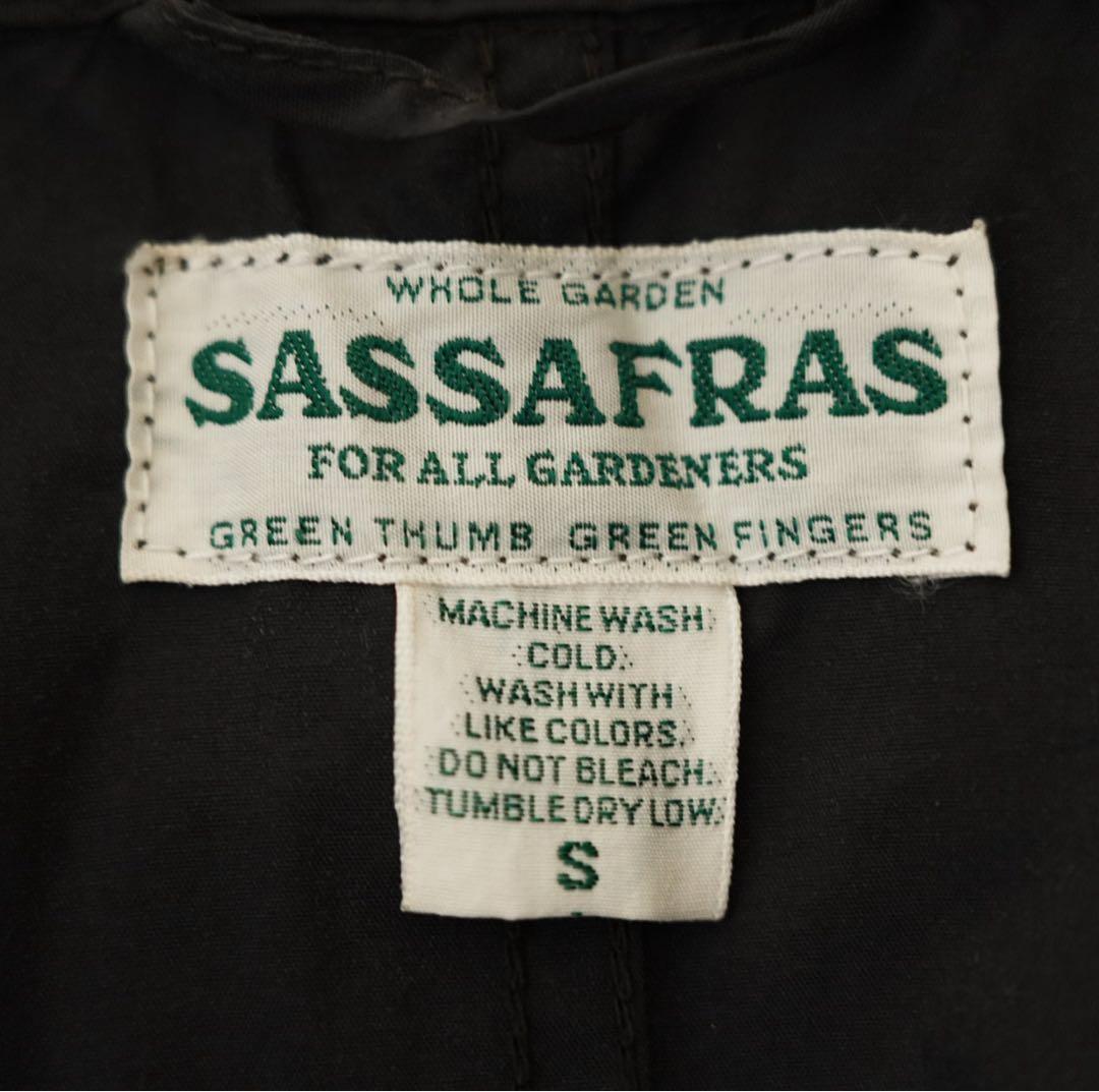【美品】SASSAFRAS フォールリーフコート　チャコール