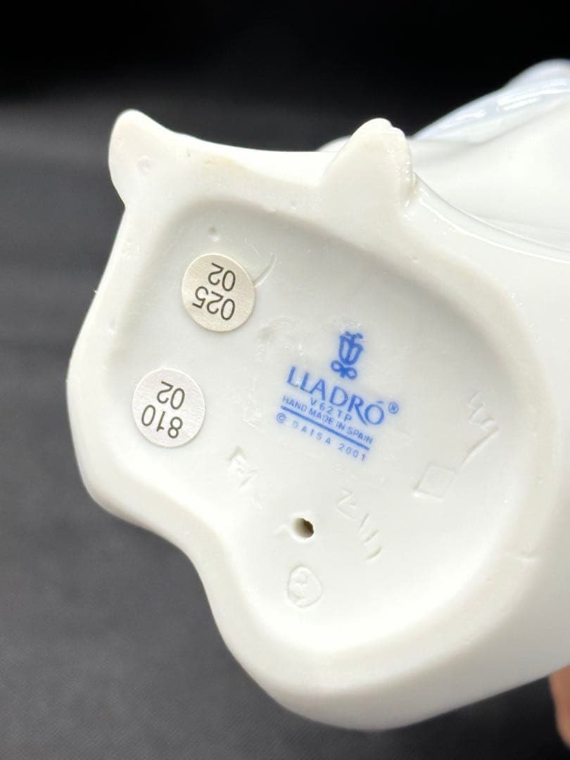 【美品】LLADRO リヤドロ　フィギュリン　天使の宝物　天使　兎　ウサギ