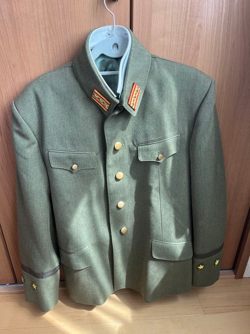 将校用九八式軍衣　将校用上衣　大佐襟章付　メルカリ便　三式軍衣