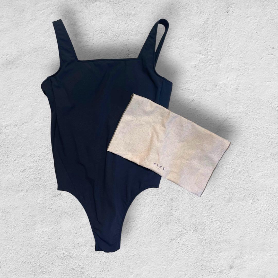 ETRE TOKYO オープンバックスイムウェア　水着　S