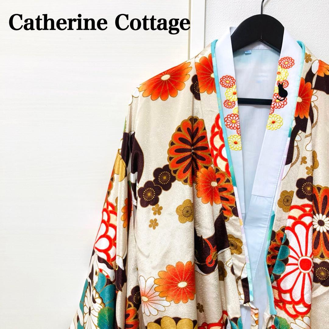 新品未使用　キャサリンコテージ　袴　手鞠ねこ　フルセット簡単着付け　卒業式165