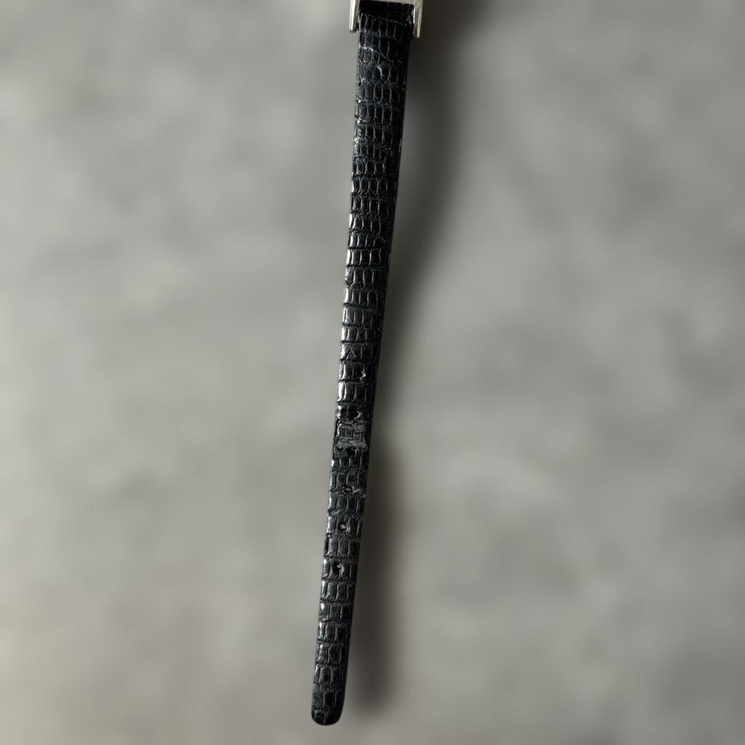 テクノス TECHNOS プラチナ 17石 手巻き レディース腕時計 動作確認済