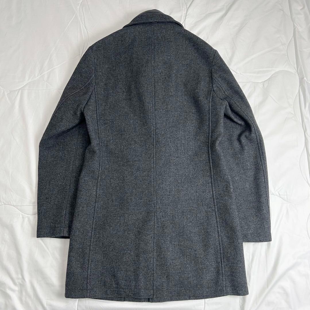 美品 HERNO ヘルノ ライナー付きチェスターコート グレー