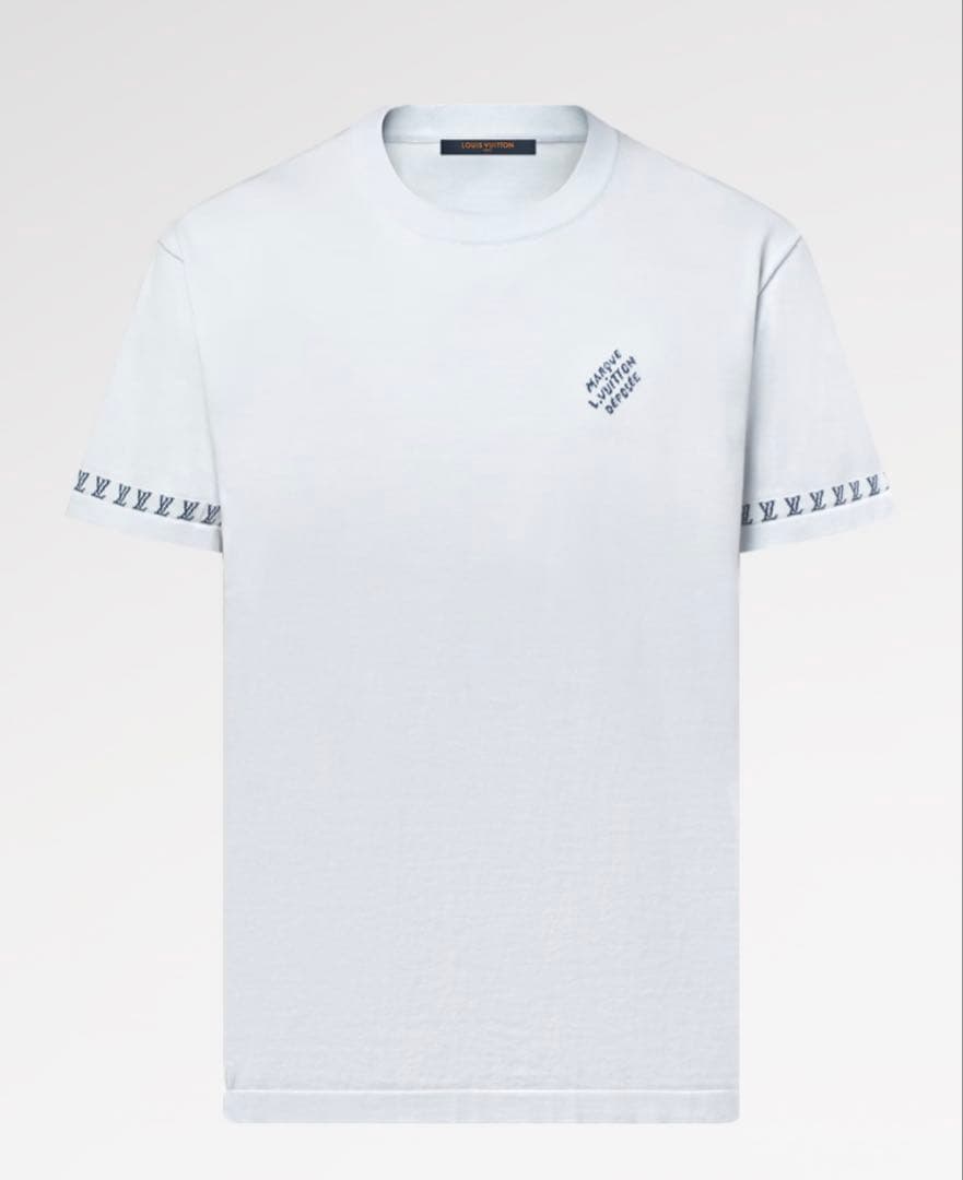 ルイヴィトン　シグネチャー　コットンクルーネック　Tシャツ　L