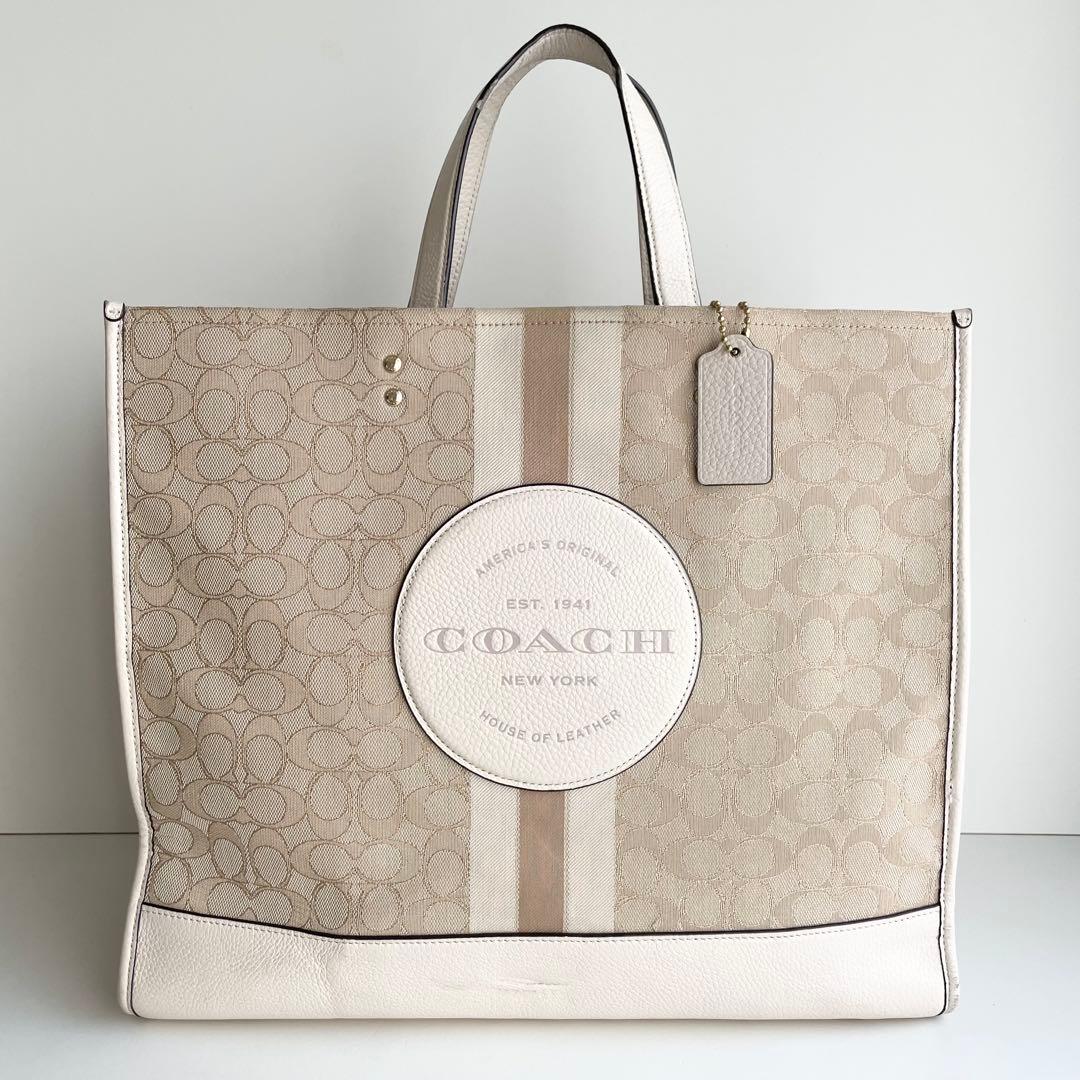 コーチ COACH トートバッグ デンプシー トート 40 シグネチャー 大判
