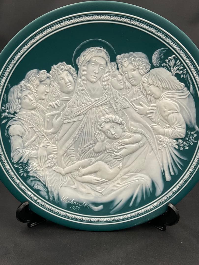 ビレロイ ボッホ プレート　陶板画　飾り皿　限定品　希少