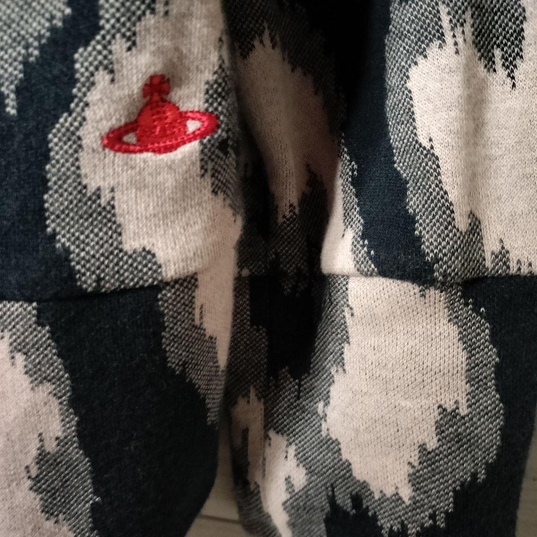 ヴィヴィアンウエストウッド スウェット生地ライダースジャケット ジップジャケット