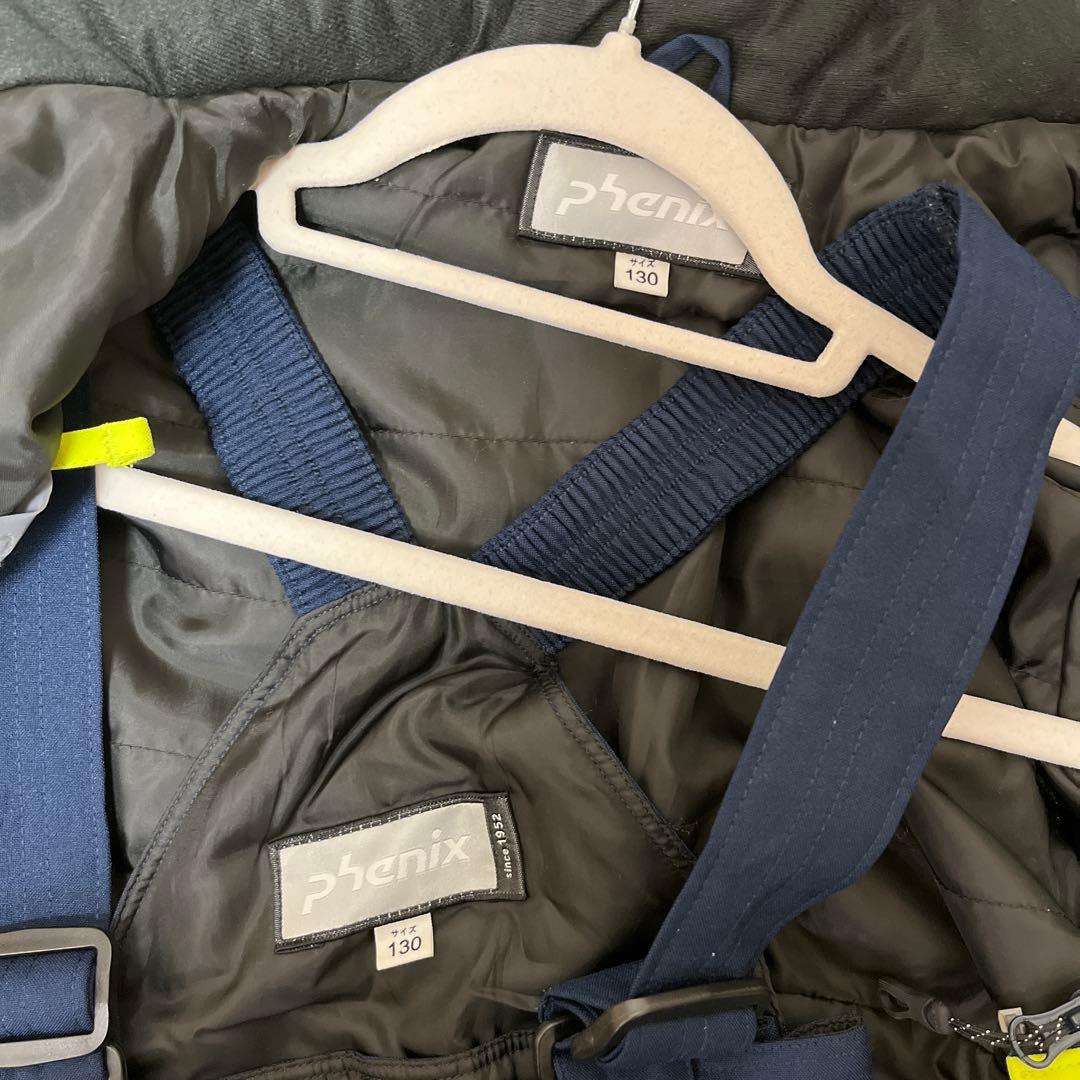 Phenix スキーウェア 130サイズ 蛍光イエロー