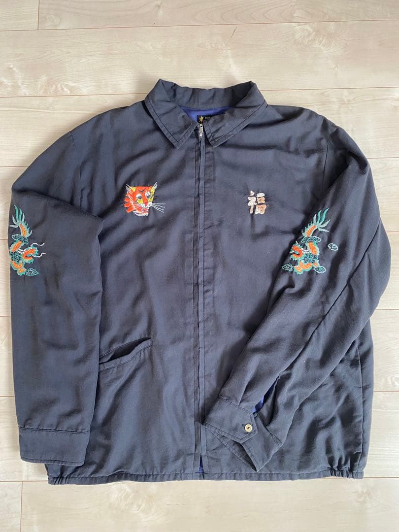 TAILOR 東洋 スカジャン XL 黒　（TT15395）