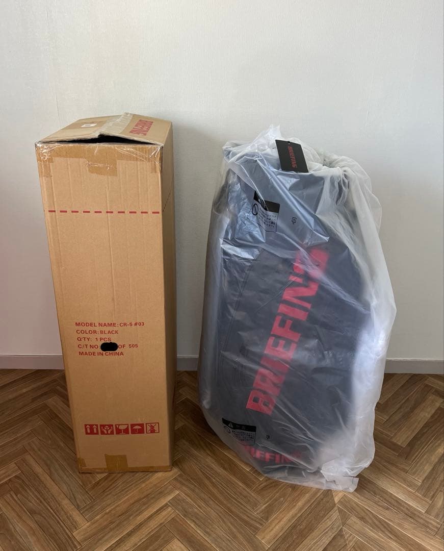 新品 送料込みCR-5#03ブラックBRIEFINGブリーフィングキャディバッグ