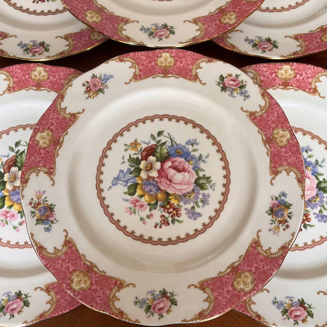 【美品】ロイヤルアルバート★レディカーライル★ディナー皿　6枚