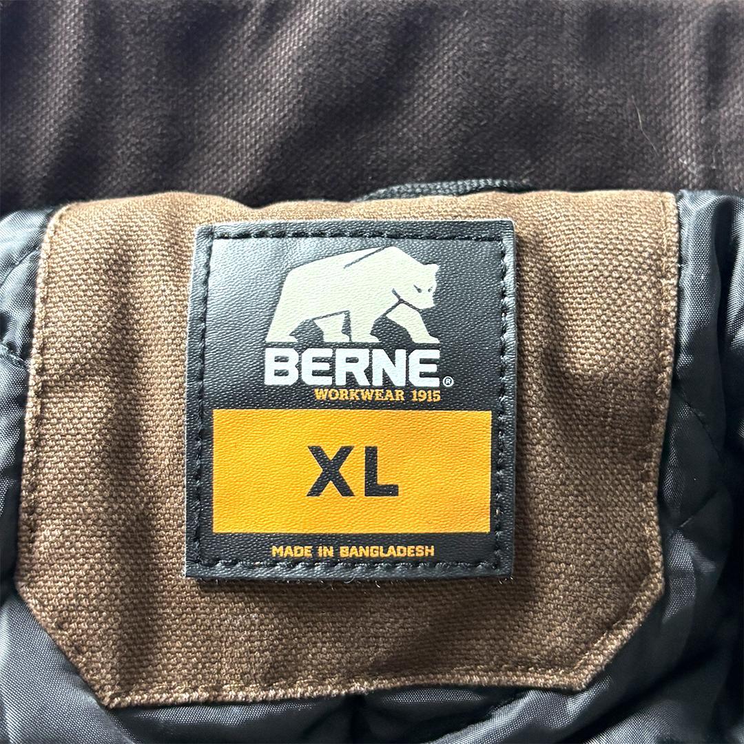 トラディショナルジャケット ブラウン XL ダックジャケット キルティング