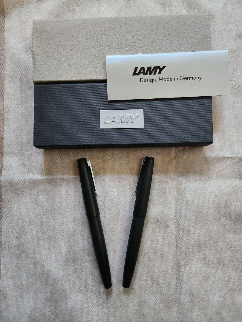 LAMY2000 万年筆 2本セット（EF・F）