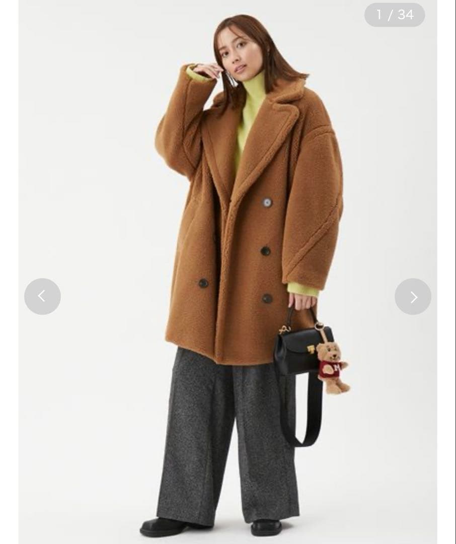 mila owen オーバーサイズボアコート