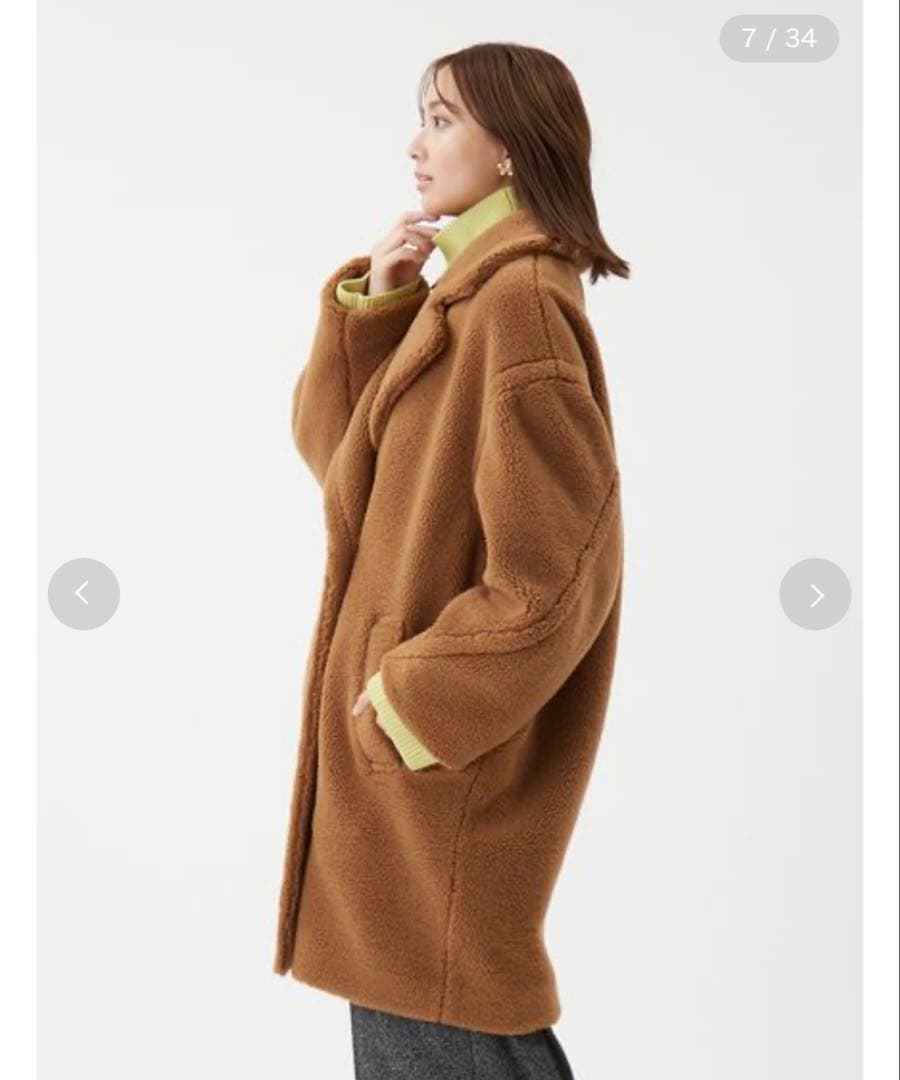 mila owen オーバーサイズボアコート