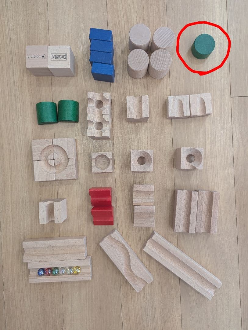 【美品、箱＆収納袋付】キュボロ　cuboro cugolino