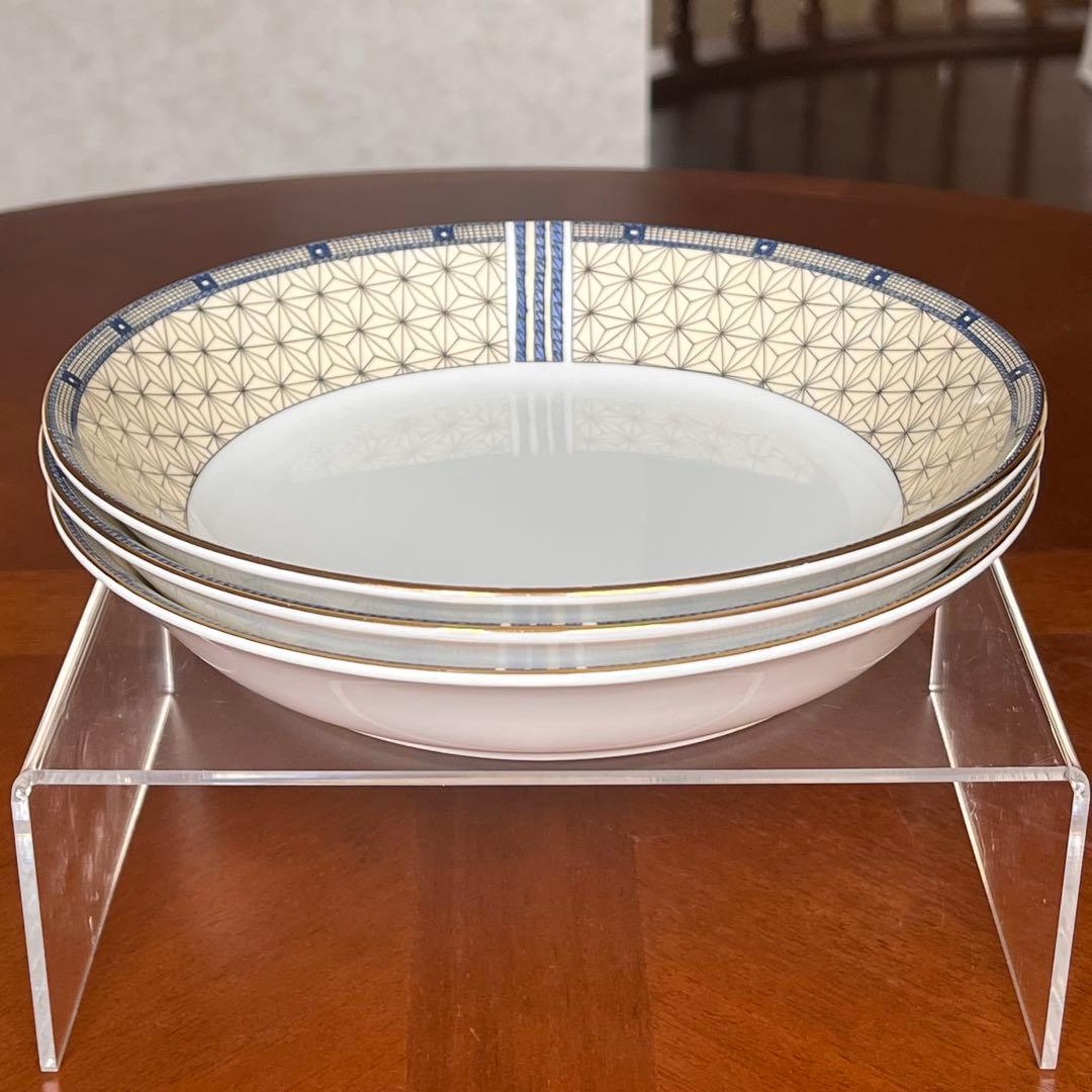 【美品】英国製　ウェッジウッド★サムライ★深皿　３枚