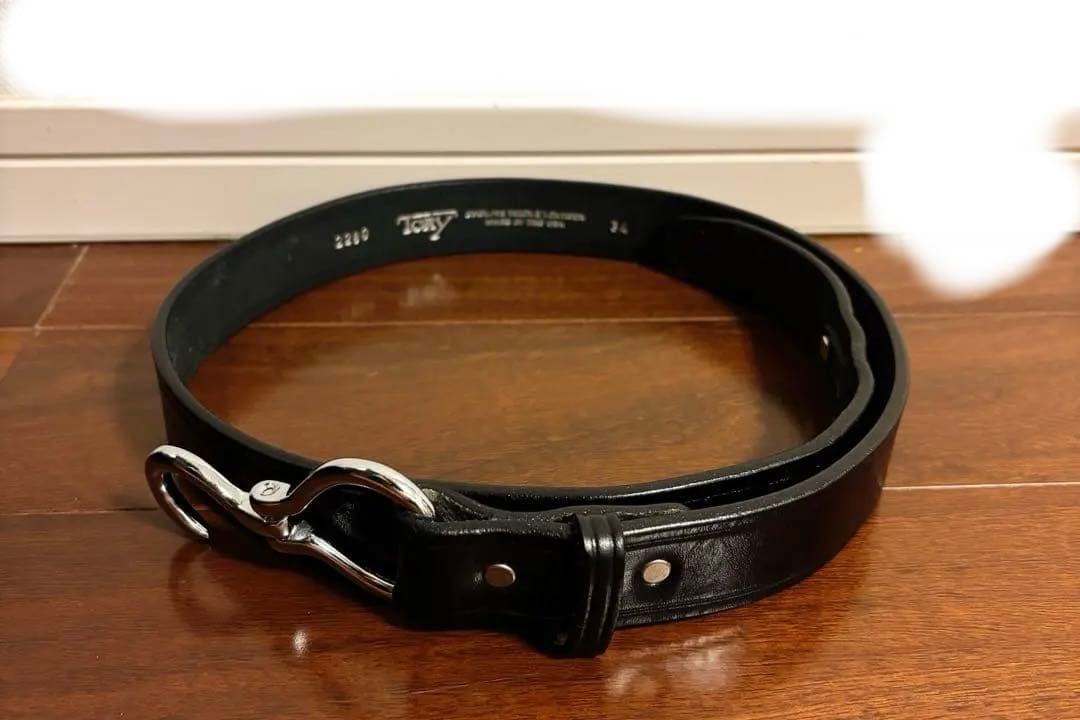 TORY イングリッシュレザー ベルト 34