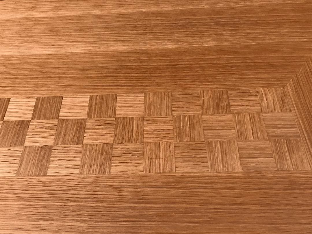 大型こたつナラ市松135日本製・ヒーター別売り