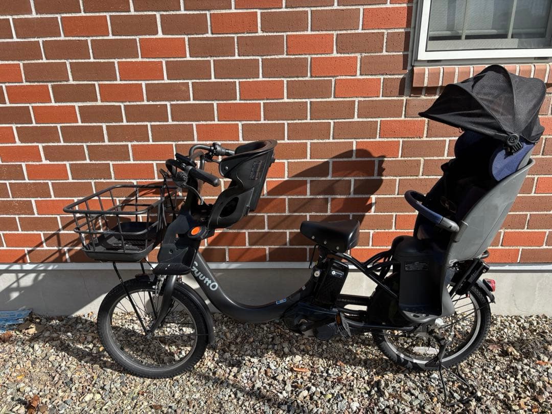 ギュットクルームR・EX ブラック 3人乗り ラクイック 電動アシスト自転車