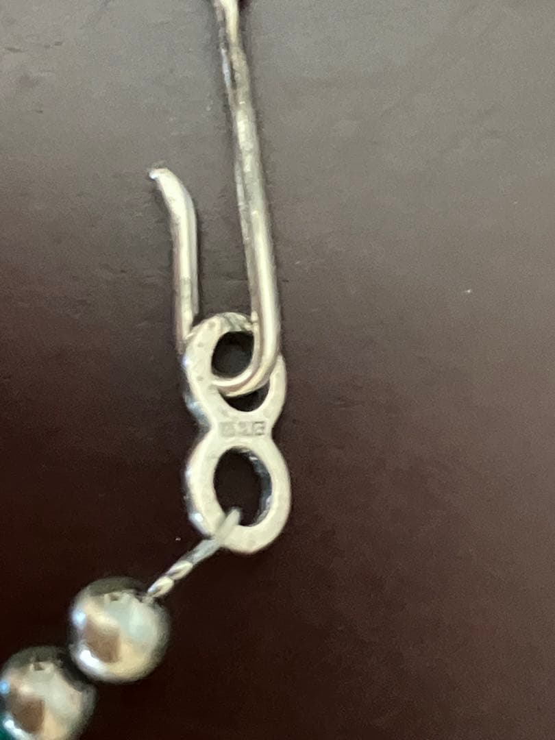 オニキス　ターコイズ　ナバホパール　ネックレス