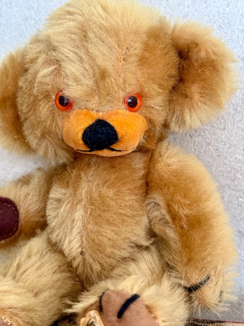 希少　イギリス　ビンテージ　チーキー　ぬいぐるみ　テディベア　メリーソート