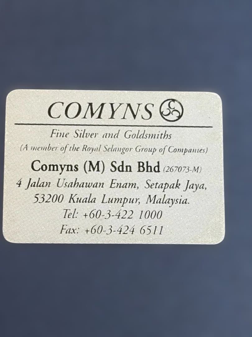 COMYNSの純銀製マウスの置物［レア物］