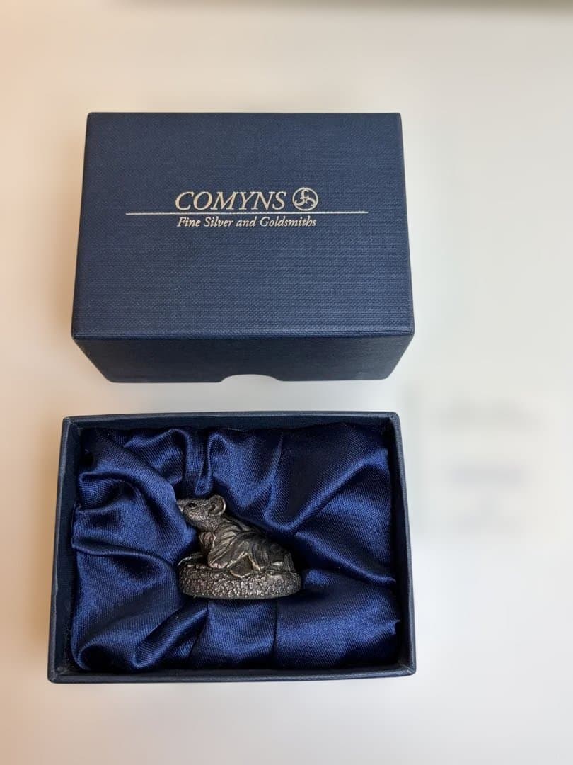 COMYNSの純銀製マウスの置物［レア物］