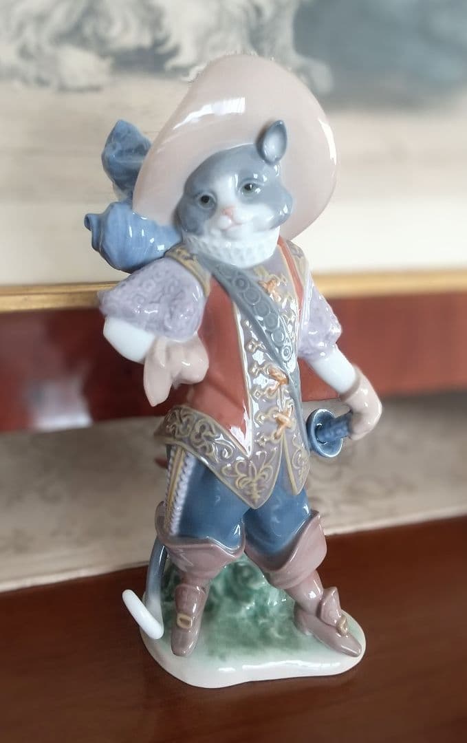 リヤドロ 長靴をはいた猫