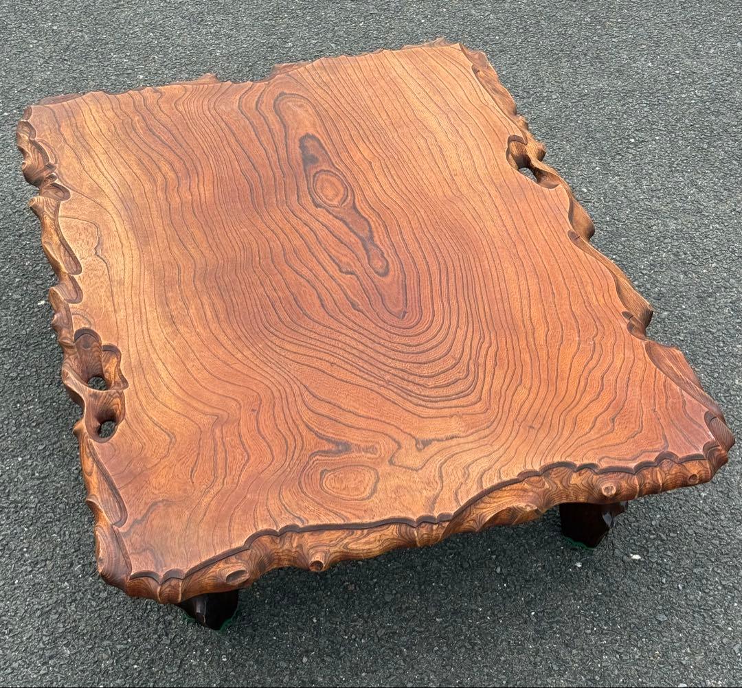 送料込み♪ 高級 木製 ローテブル 座卓 ナチュラル