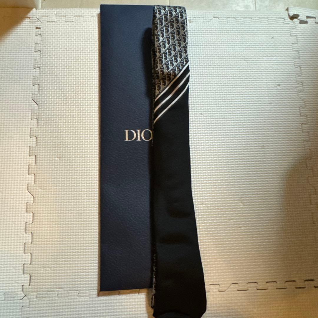 Dior ストライプ ネクタイ オリジナルボックス付き