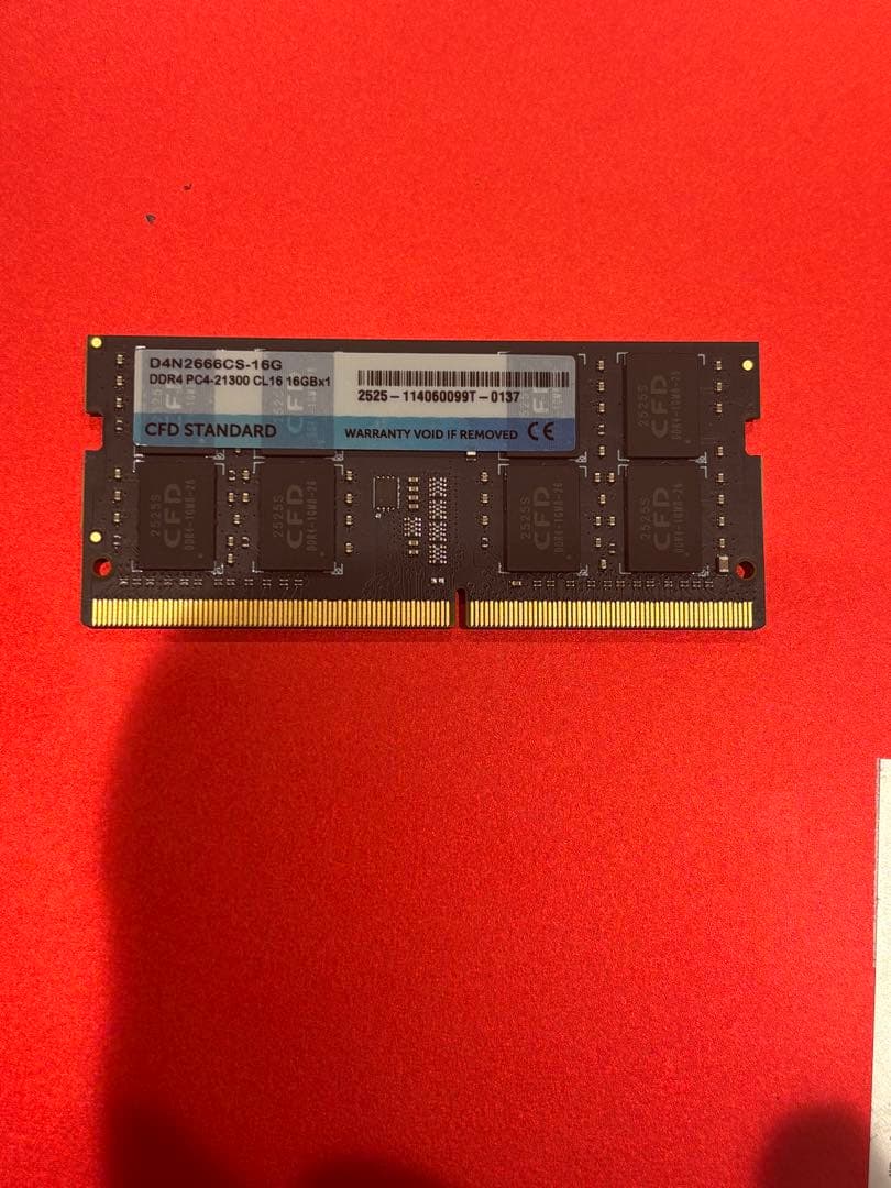 CFD販売 ノートPC用メモリ DDR4-2666 PC4-15600 16GB