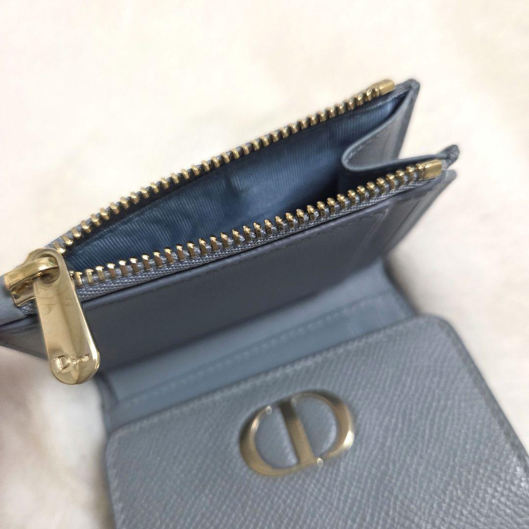 Dior 30MONTAIGNEロータスウォレット オンライン限定カラー ブルー
