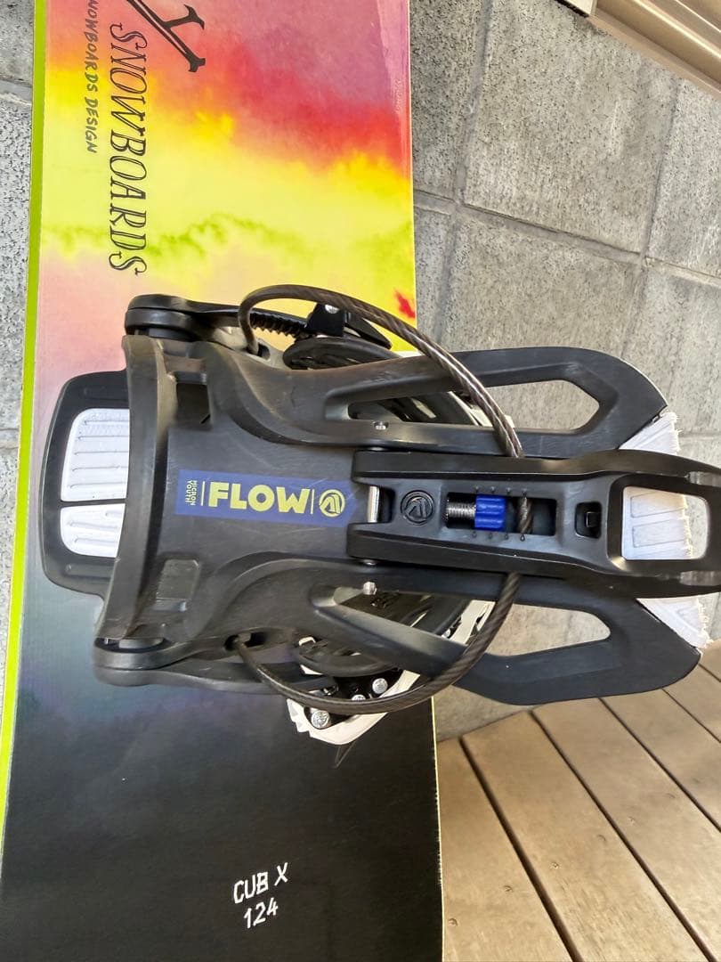 【使用少】GRAY CUB-X 124cm FLOWビンディング セット 高性能