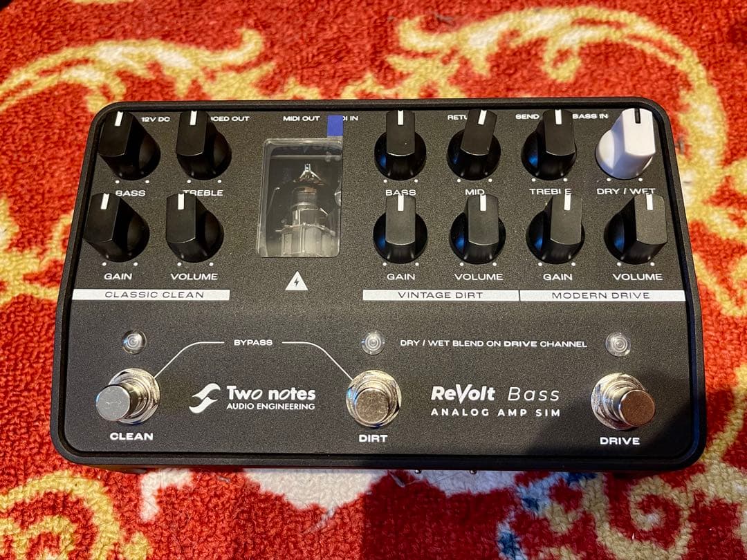 Two notes ReVolt Bass アナログアンプシミュレーター！