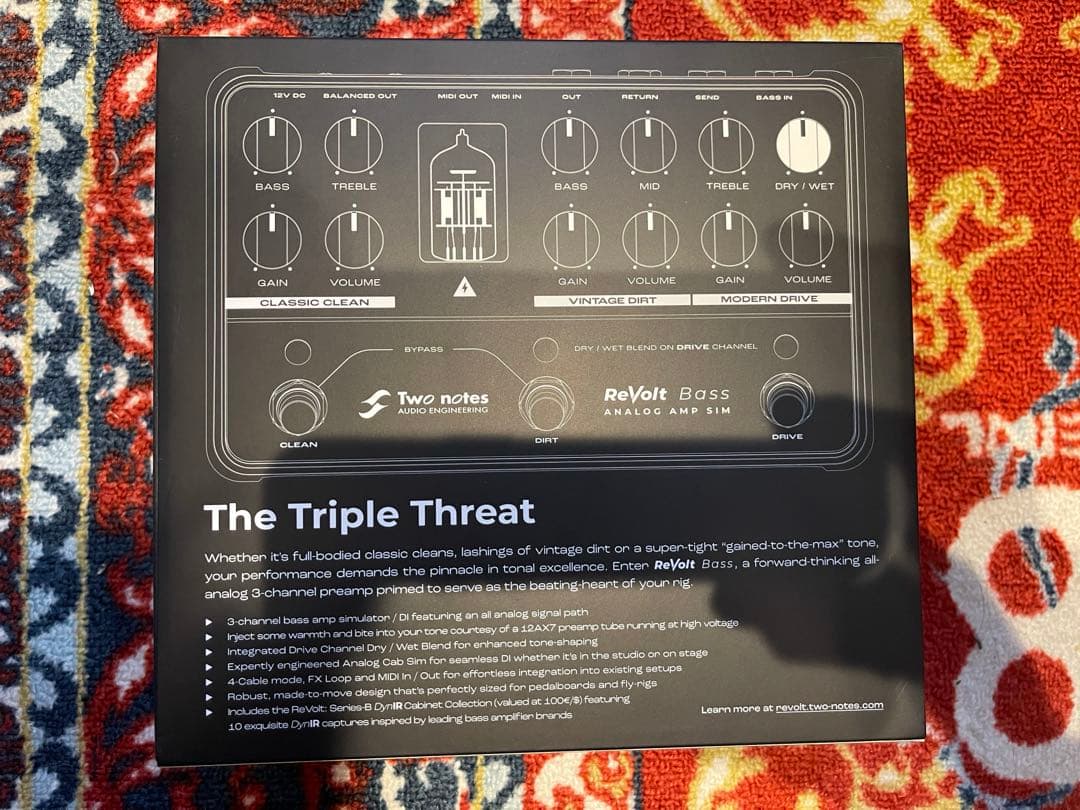 Two notes ReVolt Bass アナログアンプシミュレーター！