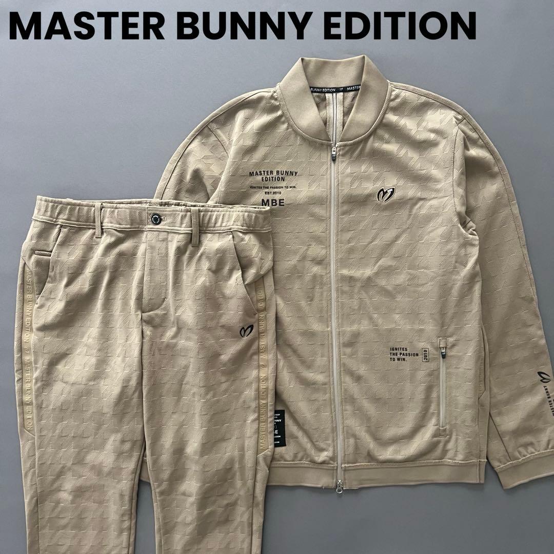 マスターバニー　パーリーゲイツ　セットアップ　千鳥柄　メンズ　ジャケット　パンツ